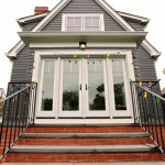 Back of renovated home in Arlington, Virginia