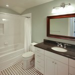 Bathroom of renovated Arlington, Virginia home