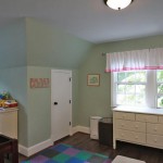 Bedroom of renovated Arlington, Virginia home,