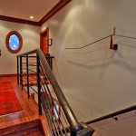 Staircase in custom built Chevy Chase home, Maryland