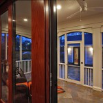 Sunroom in custom built Chevy Chase home, Maryland