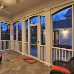 Sunroom in custom built Chevy Chase home, Maryland