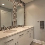 Modern bathroom of renovated modern home on the Maryland Eastern Shore