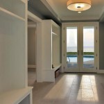 Mudroom of renovated modern home on the Maryland Eastern Shore