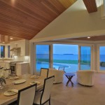 Dining room of renovated modern home on the Maryland Eastern Shore